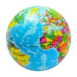 Boule de paume en mousse PU carte du monde anti-stress boule de terre planète boule de terre pour enfants nouveauté gadgets amusants jouets anti-stress vente en gros - Product Image 4
