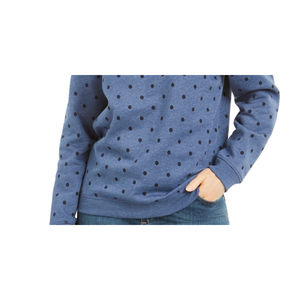 Felpa con Cappuccio Leggera da Donna Karen Scott Blu, Taglia Piccola, con Cerniera, Stampa Personalizzabile e Lettere Ricamate - Product Image 3