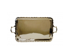 Nouveau plateau de service en métal de forme rectangulaire idéal pour la table de dîner Qualité optimale au prix de gros - Product Image 4