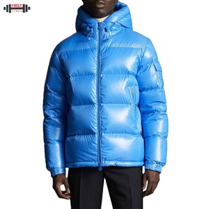 2025 Fashion Style Men's <b>Canvas</b> Stand Collar Puffer <b>Jacket</b> Wholesale Low Price Winter Customizable High Quality - Product Image 4
