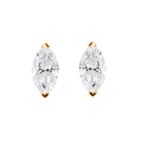 Vente en gros OEM exquis Dream 3.00Ct Princess Cut 14K Gold Stud Boucles d'oreilles Moissanite Jewelry - Product Image 4