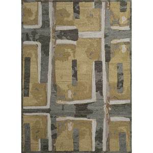 พรมขนสัตว์ทอมือลายเรขาคณิตสีเบจน้ำตาล รุ่น Acar Tnr-1552(Md) สำหรับทางเข้าบ้าน ห้องนอน ห้องโถง รูปทรงสี่เหลี่ยมผืนผ้า ขนาด 4 เมตร หนา 10 มม. - Product Image 1