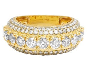Personalizado VVS Moissanite Diamond S925 Anillo de plata esterlina Hip Hop Iced Out Band para hombres - Product Image 2