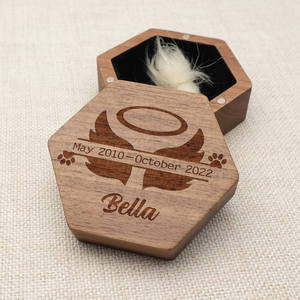 New True Masterpiece With the Utmost Care With Premium-quality Wood Custom Wood <b>Box</b> <b>Pet</b> Urn From Viet Nam - Product Image 2