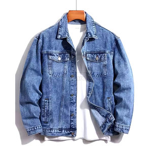 Nouveau à la mode hommes jean veste 100% coton tenue décontracté Style Unique hommes jean veste pour la vente en ligne - Product Image 1
