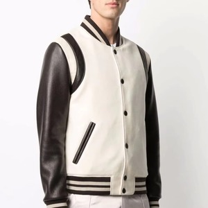 Blouson aviateur unisexe hiver printemps mode Broderie personnalisée Letterman Baseball Varsity Veste d'hiver pour homme Tenue décontractée - Product Image 2