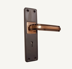 Iron Mortice KY <b>Door</b> Handle On <b>Plate</b> Luxury High Quality <b>Door</b> Hardware Brass Interior Furniture <b>Door</b> Brass Handle With <b>Plate</b> - Product Image 2