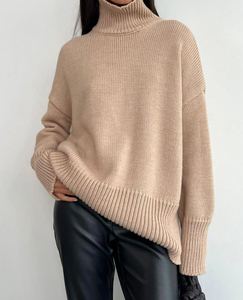 Suéter de Punto con Cuello Redondo, Casual, para Mujer, Otoño Invierno, para Ir al Trabajo, con Patrón Geométrico, Manga Larga, Antiarrugas, para Exteriores - Product Image 2