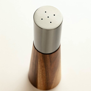 <strong>Christmas</strong> Gift Adjustable Acacia Wood Seasoning Bottle Spice <strong>Shaker</strong> <strong>and</strong> Golden Stainless Steel <strong>Salt</strong> <strong>and</strong> <strong>Pepper</strong> Grinder Mill - Product Image 6