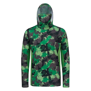 Sudadera con Capucha de Caza Unisex de Manga Larga Transpirable con Estampado de Camuflaje Personalizado de Verano de Pakistán 2025, MOQ Bajo, Estilo Conjunto al por Mayor - Product Image 1
