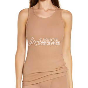 Camiseta sin mangas transpirable de secado rápido para mujer, camiseta sin mangas de bajo precio al por mayor, ropa de entrenamiento sin mangas, camiseta sin mangas para mujer - Product Image 3