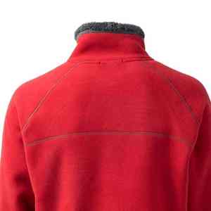 Veste polaire à capuche pour homme, coupe-vent personnalisable, écologique, séchage rapide, imperméable, rouge, personnalisable pour le ski et les activités de plein air - Product Image 4
