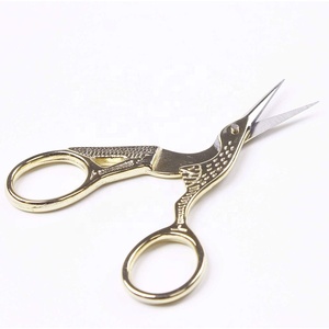 High Quality Vintage Style Classic <b>Scissors</b> Smooth Stainless Steel Best Stork <b>Sewing</b> Embroidery Shears for Industrial Shearing - Product Image 2