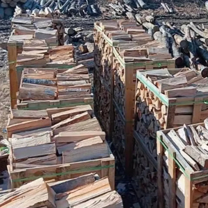 Leña de madera dura de primera calidad, seca en horno, de roble y pino - Product Image 2