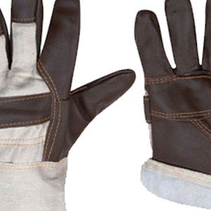 Guantes de seguridad para construcción de alta resistencia, guantes de aparejo de cuero dividido para ocultar muebles, protección de manos Industrial, Material de jardinería - Product Image 6