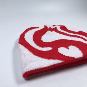 Wholesale Price New Design High Quality Breathable Waterproof <b>Fleece</b> Fabric Cotton Quick Dry Knitted Winter <b>Beanie</b> 3D Embroidery - Product Image 4