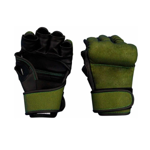 Guantes Profesionales de MMA y Boxeo, de Cuero Genuino, para Entrenamiento de Artes Marciales - Product Image 1