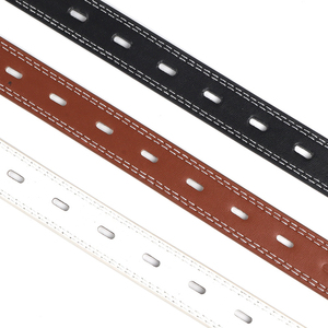 Cinturón de cuero de vaca informal de lujo para hombre, longitud personalizada con aleación de acero para hebilla para pantalones vaqueros, usabilidad mejorada con Lo personalizado - Product Image 2