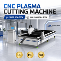 Machine de découpe plasma CNC à portique 1530 63A 120A 200A pour plaques en acier au carbone et en acier inoxydable, contrôle automatique de la hauteur de la torche CE