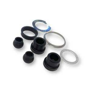 Kit de bouchons et cales anti-vibrations pour guidon (8 pièces) Lambretta LI S1/S2 + TV2 - Product Image 1