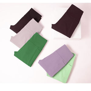 Leggings de Mujer de Cintura Alta, Sin Costuras, de Mezcla de Algodón Suave y Elástico, Transpirables, Ligeros, para Uso Diario Informal - Product Image 6