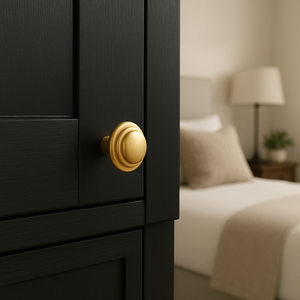 ลูกบิดตู้ทรงโดมแบบคลาสสิก ทำจากโลหะผสมสังกะสี ดีไซน์แบบขั้นบันได สำหรับห้องครัว ห้องน้ำ ห้องนอน ห้องนั่งเล่น ตู้เสื้อผ้า และเฟอร์นิเจอร์ - Product Image 5