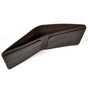 Cartera de Cuero Genuino Marrón Oscuro Vintage para Hombre, Tarjetero Duradero con Forro de Poliéster, Multifuncional, Gran Capacidad para Efectivo - Product Image 3