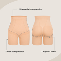 Fajas Moldeadoras de Cuerpo al por Mayor, Pantalones Cortos Moldeadores de Cintura Media con Control de Abdomen, Levanta Glúteos para Mujer
