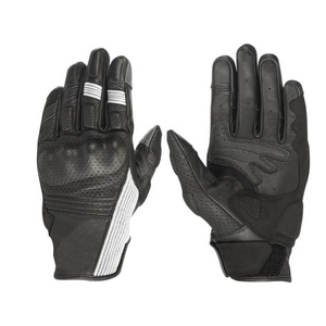 Nouveaux gants de moto de course en cuir véritable avec logo personnalisé pour les sports de plein air unisexes, imperméables, écran tactile, doigts entiers - Product Image 4