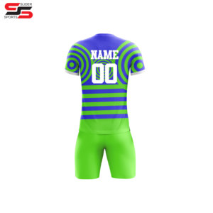 Soccer Sets for Unisex Customizable <b>Blank</b> Full Sublimation Team Name Number Logo Printed Short Sleeves Uniforms Training - Product Image 6