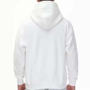 เสื้อสเวตเชิ้ตมีฮู้ดสีขาวแนวสตรีทแวร์พิมพ์ลายฮิปฮอป3D พัฟตัวอักษรโกธิคสำหรับผู้ชายกำหนดเองได้ทั้งชายและหญิง - Product Image 6