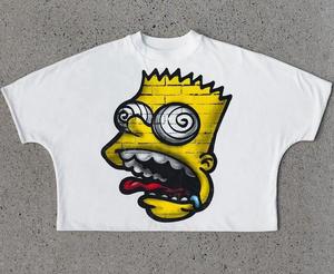 Camiseta de algodón 100% para hombre, diseño personalizado, Logo, Color sólido, manga corta, cuello redondo, gran tamaño, ecológica, 260g, Color estampado informal - Product Image 1