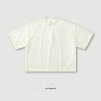 T-shirt en maille coupe ample pour homme, style streetwear, ajouré, respirant, en tissu filet, à manches courtes, pour superposition, avec logo personnalisé