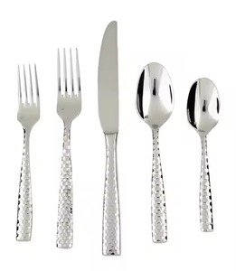 Ensemble de couverts au design créatif pour la maison, l'hôtel, le mariage, couleur argent, vaisselle, design moderne, cuillères, fourchettes, couteaux, ensembles de couverts - Product Image 3