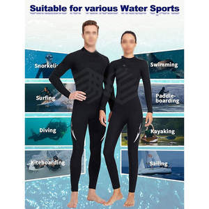 Vente directe d'usine sur mesure une pièce imperméable respirant couleur unie maillot de bain pour hommes pour taille adulte - Product Image 6