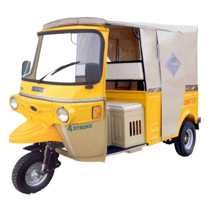 Electric 50 Mobile Open Body Tuk Tuk Food Truck Piaggio Ape for Passenger Use For Sale