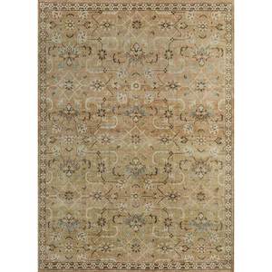 Erbe Hand Knotted <b>Wool</b> Rugs Beige <b>Brown</b> Floral Abstract Pattern for Home Living Hallway Entryway Rectangle Puzzle Design-GS-1019 - Product Image 1