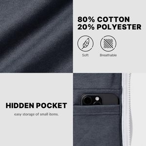 Zipper Hoodie 100% Cotton Lined Stonewashed Digital Printed 3D Embroidery - Product Image 5