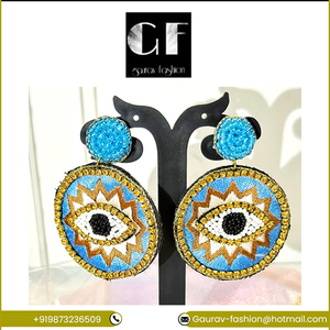 Boucles d'oreilles en perles de mer multicolores les plus vendues pour les filles plaqué argent meilleure qualité acheter maintenant au prix de gros - Product Image 2