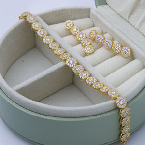 6 mm rond clair Zircon StoneWholesale fait à la main turc 925 Bracelet de tennis en argent Sterling - Product Image 3