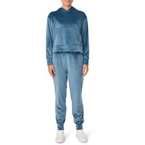 Derniers pulls à capuche personnalisés en velours vierge de haute qualité pour hommes, sweats à capuche imprimés numériques de couleur unie, vente en gros pour la saison d'automne - Product Image 5