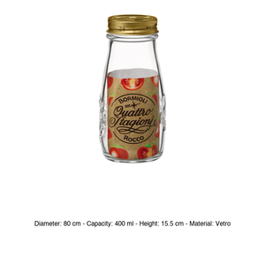 ขวดแก้ว Bormioli Rocco รุ่น Quattro Stagioni ขนาด 40 ซล. 8 x 15.5 ซม. อุปกรณ์บาร์สำหรับร้านอาหาร โรงแรม ขายส่ง - Product Image 3