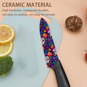 En Existencia, Juego de Cuchillos de Chef Profesionales con Hoja de Cerámica Superafilada y Mango de Plástico, 4 Juegos para Regalo de Navidad 2026, Envío Gratis - Product Image 5