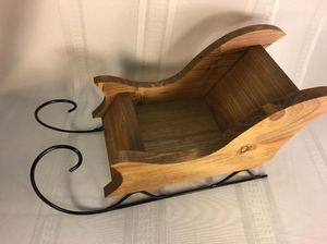 Trineos de madera de Teel para mesa de vacaciones, cesta de trineos para Festival en casa, decoración interior y exterior, cantidad a granel - Product Image 4