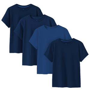 UE Standard 200 GSM Corduroy O-Neck Girls T-Shirt 3-Pack Custom Graphic Short Sleeve Eco-Friendly Respirant Appliques - Product Image 5