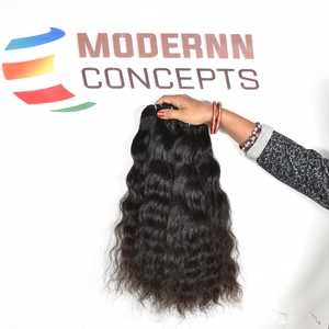 Extensiones de Cabello Humano Virgen Natural de la India al por Mayor, Cabello Humano en Paquetes Ondulados Profundos y Sueltos con Cutícula Alineada - Product Image 4