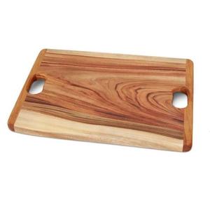 Tabla de cortar de madera de forma ovalada para el hogar, jardín, cocina, accesorios de mesa, ensalada, juego de dos tablas picadoras - Product Image 3
