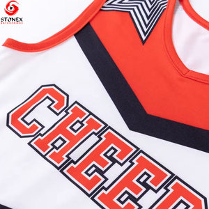 Diseño Único, Servicio OEM, Mejor Precio, Fabricante Profesional, Conjuntos de Uniformes de Porristas Transpirables Personalizables para Mujeres Adultas - Product Image 3