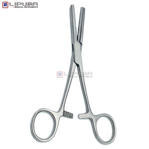 Ferguson Angiotribe Mandíbulas dentadas quirúrgicas manuales Fórceps rectos de 18cm con instrumentos médicos vasculares de clase de presión - Product Image 6