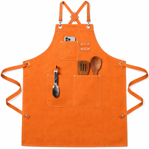 Tabliers personnalisés en gros pour restaurant, tabliers de cuisine avec logo sur mesure - Product Image 6